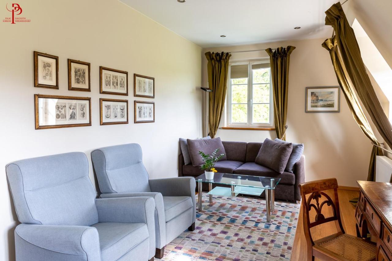 Palac Pakoszow Schlosshotel Wernersdorf Jelenia Gora Dış mekan fotoğraf The living room